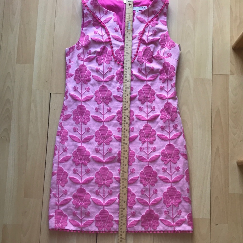 Nwot Trina Turk Pink Lemonade Dress View 4